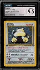 Pokemon Snorlax Jungle 1st Edition Holo Rare #11 CGC 9.5