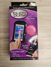 Touch Purse with "Touch- Thru" Technology For Cell Phones