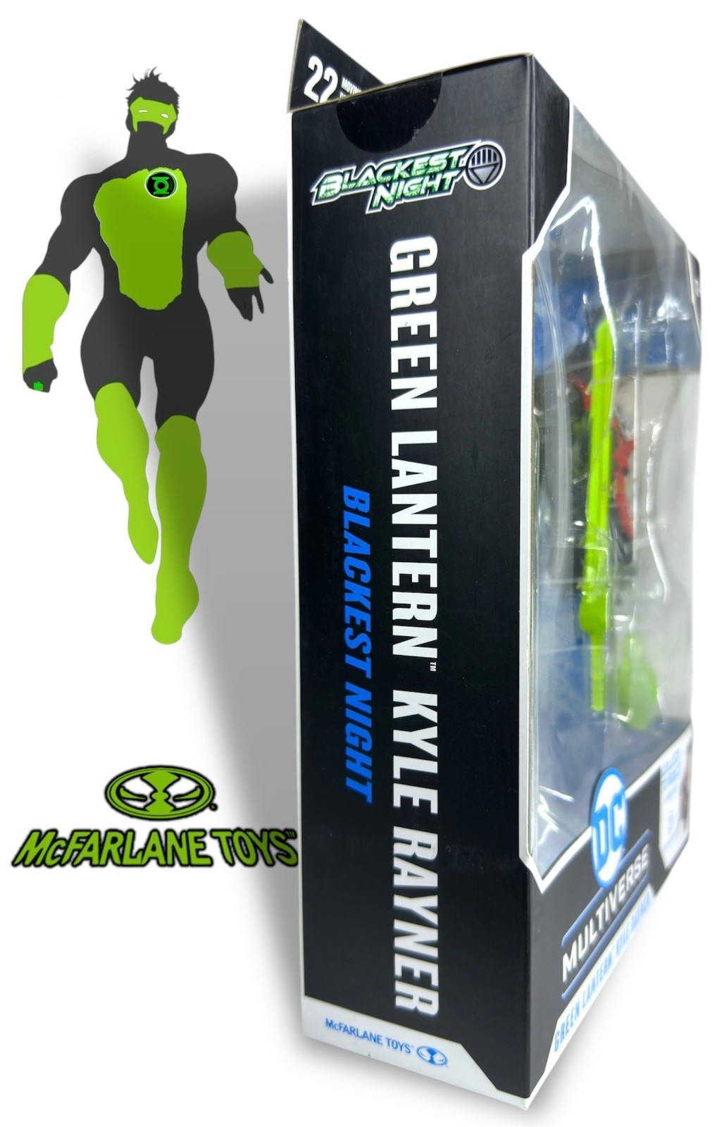 Figurine de collection Green Lantern Kyle Rayner DC Multiverse premium 18cm - 4
