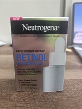 Neutrogena Rapid Wrinkle Repair Retinol Renewal Serum 1.0 fl oz New Sealed Boxed