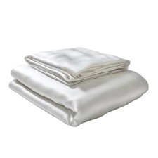 Luxuriously Soft Duvet Cover Set Queen Size   Queen 80" x 87" Bright White