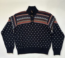 Vintage Polo Ralph Lauren Nordic Fair Isle Linen Cashmere Sweater Extra Large XL