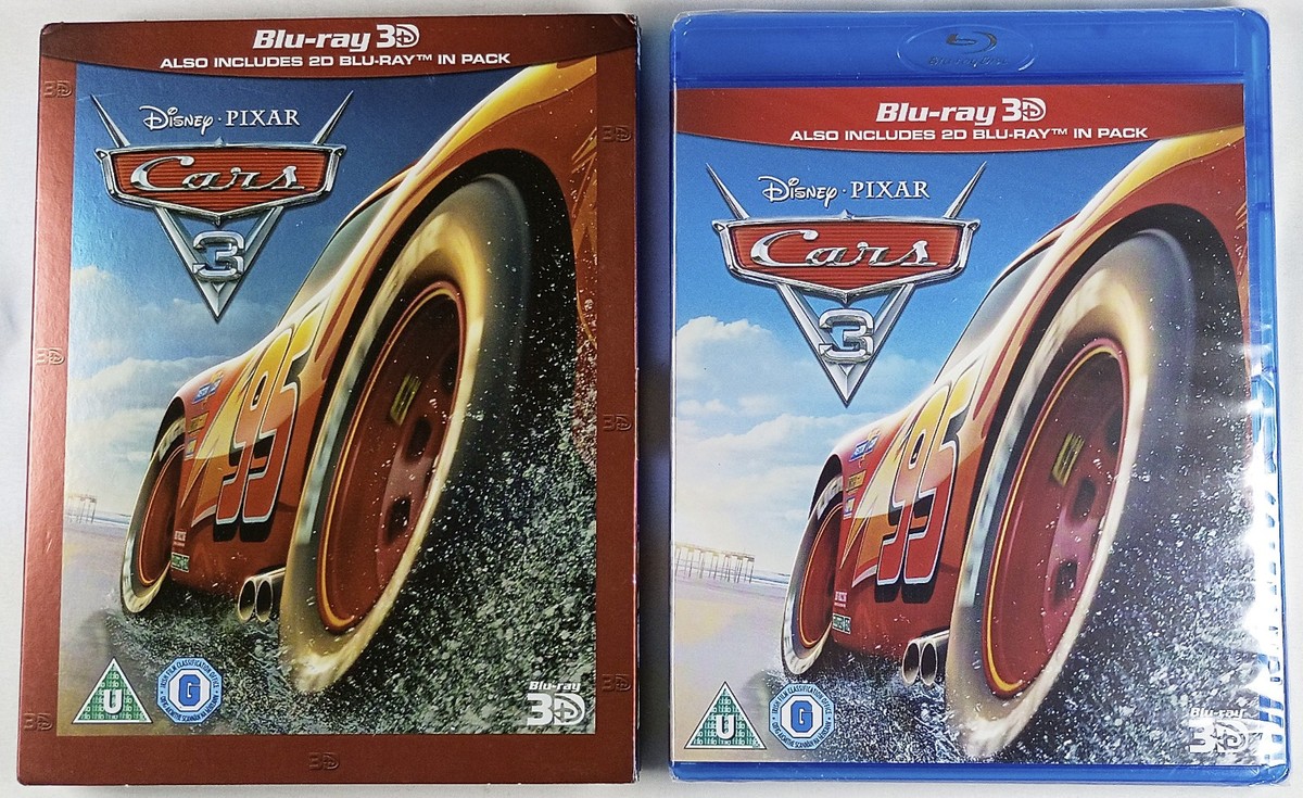 CARS 3 New 3D + 2D Blu-ray Movie 2017 Disney Pixar Film (3rd Movie