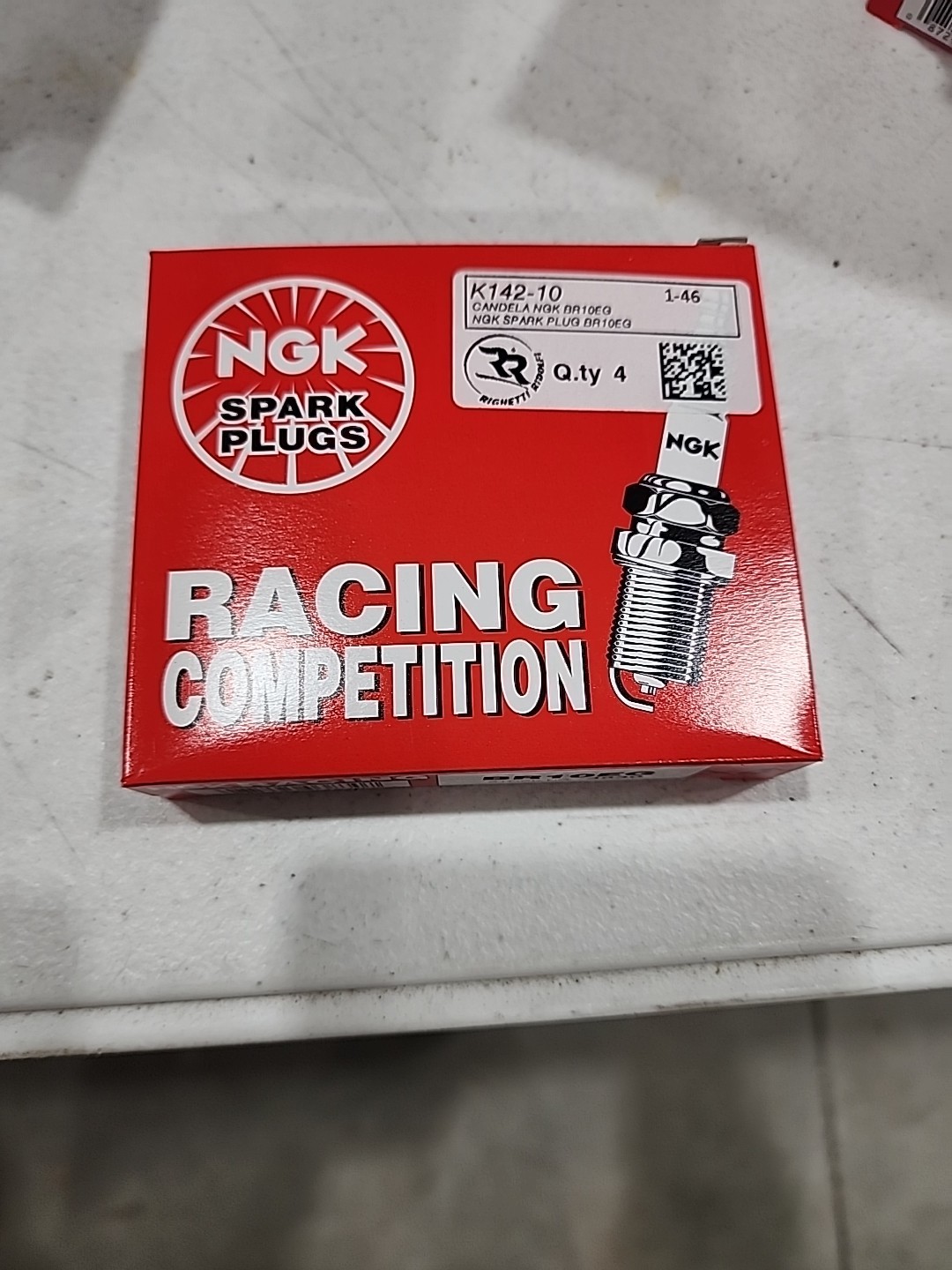 Pack Of 4 NGK Racing Competition BR10EG Spark Plugs