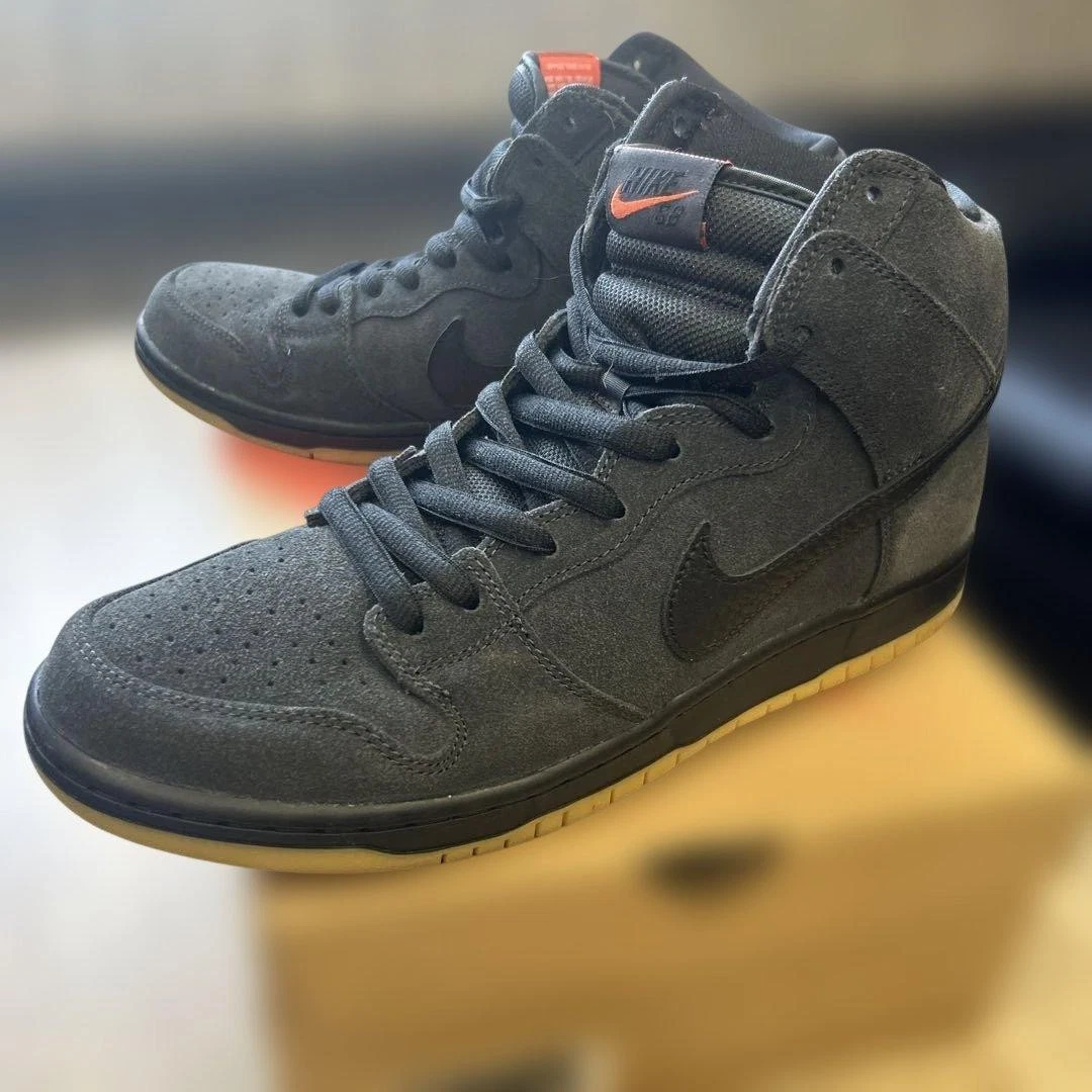 Nike Dunk Pro ISO SB High Orange Label - Dark Smoke Grey | eBay