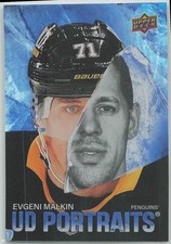 2025-26 Upper Deck Series 1 UD Portraits #P-21 Evgeni Malkin Pittsburgh Penguins