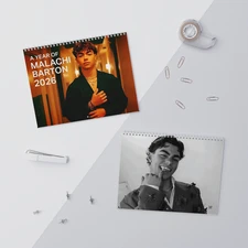 Malachi  Barton 2026 Wall Calendar, Zombie Movie Characters Victor Planner