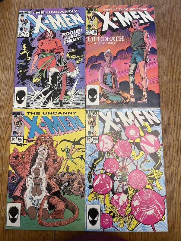 UNCANNY X-MEN 185-208 FULL RUN LOT 24 COPPER AGE MARVEL COMICS 1984