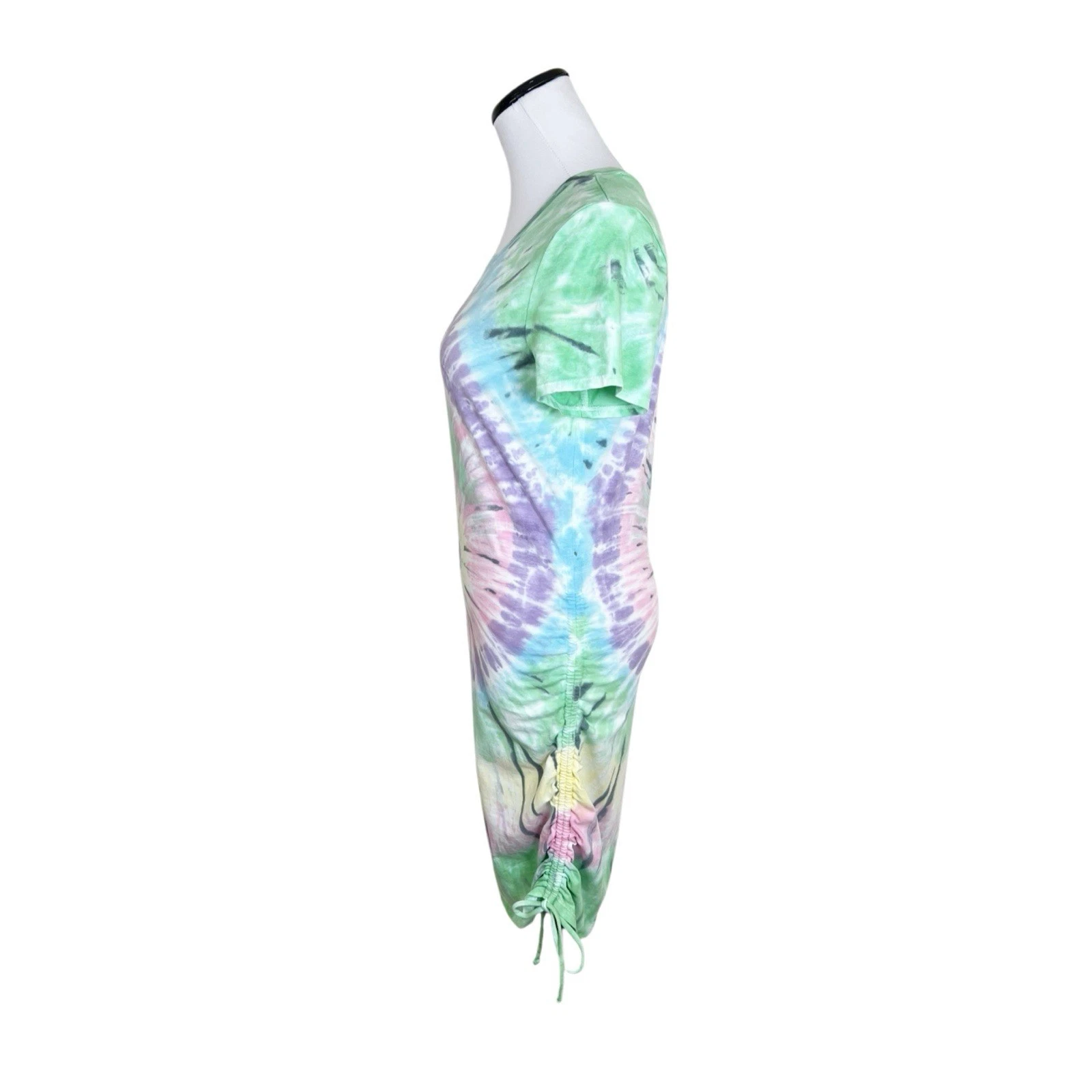 UNDERCOVER Abito T Shirt Rosa Victorias Secret Tie Dye Cotone Fiancati Taglia Media