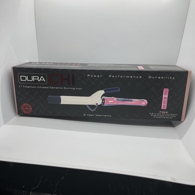 DURA CHI 1'' TITANIUM INFUSED CERAMIC CURLING IRON