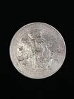 1902 UK British Hong Kong Trade Dollar Silver Coin Chopmarked Concave
