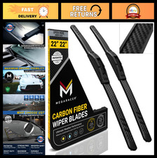 Premium Silicone Carbon Fiber Wiper Blades 22 22 - All-season Quiet Streak