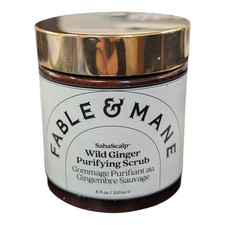 Fable & Mane SahaScalp Wild Ginger Purifying Scalp Scrub 8oz, NWOB - Ships Free