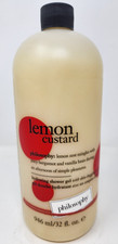 Philosophy Lemon Custard shampoo hydrating Shower Gel 32 oz  Pump NEW
