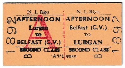 NORDIRLAND RWYS.    - Belfast - Lurgan RUNDREISE