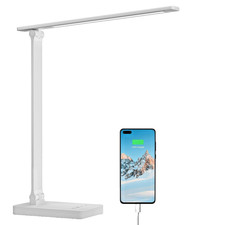 LEPRO 15W 655LM mit USB-Anschluss, Wei&szlig; LED Lampe