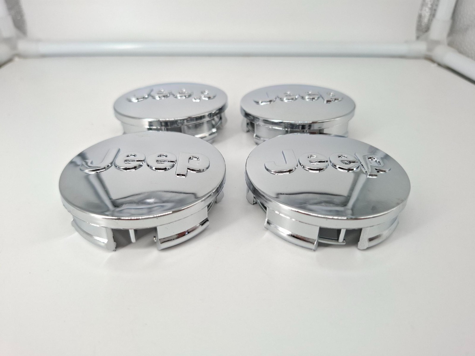 4 TAPPI COPRIMOZZO PER Jeep 63mm esterno BORCHIE CERCHI IN LEGA foto 4