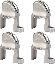 Adjustable Boat Fender Clips for Pontoon Bumpers - 4-Pack, Durable Portable