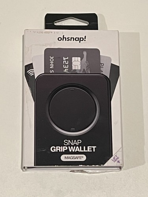 #ad #ad OhSnap Snap Magnetic MagSafe Phone Grip RFID Card Wallet Black $24.26