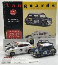 Vanguards 1/43 Scale H11002 - Ford Anglia & Austin Mini Rally Set Diecast Cars