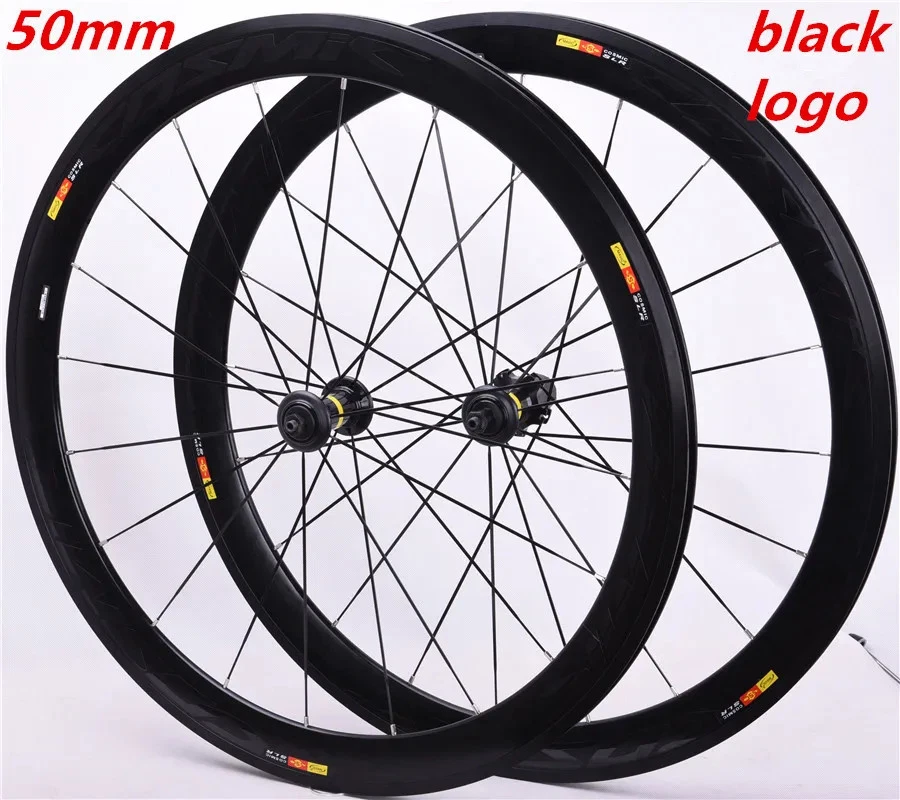 700C 公路自行车制动轮组 30/40/50 毫米宇宙公路车轮禧玛诺碟刹 — 第 2/4 张图片