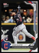 Chase DeLauter - 2026 MLB Topps NOW® - Card 21 - In-hand - Guardians!!