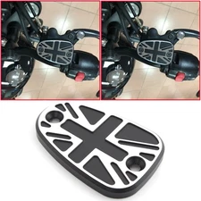 Black Oil Cup Cover Brake Fluid Cap Cover For Triumph Bonneville Bobber 2017-21