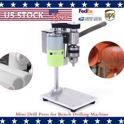 Mini Drill Press Bench Small electric Drill Machine Work Bench Variable Speed