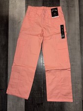 ART CLASS STRAIGHT LEG PINK CARGO MID RISE RELAXED LEG PANTS GIRLS MEDIUM 8 NWT