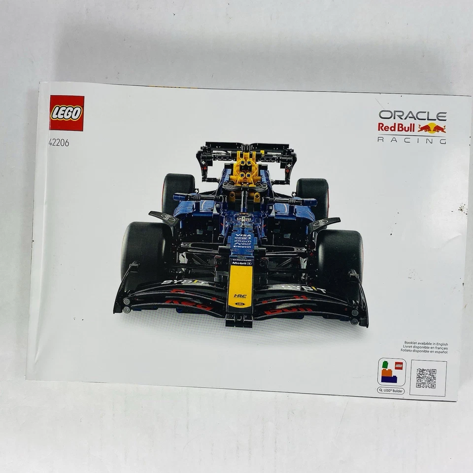 Lego Technic 42206 Oracle Red Bull Racing Rb20 F1 Car Set & Manual No Box - Image 2 of 4