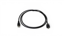 4.9ft USB 2.0 USB-A to USB Mini-B Screw Lock Cable - Black