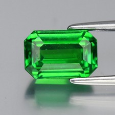 Elegant 2.03ct VS Octagon Natural Vivid Green Tsavorite Garnet - Tanzania Gem
