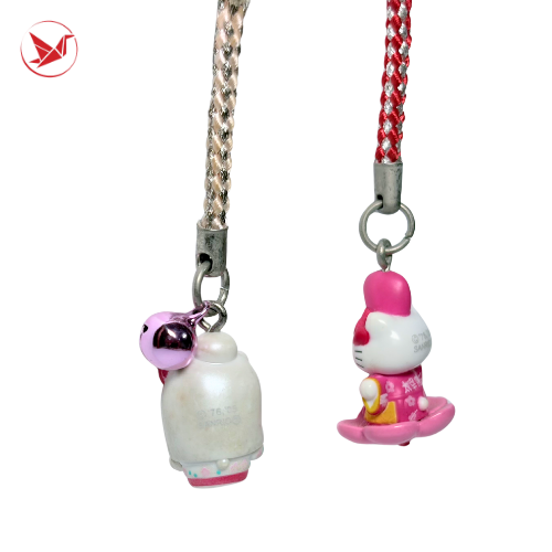 SANRIO Gotochi Local Hello Kitty Vintage Limited Keychain 2000s in