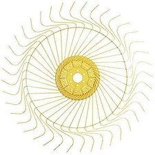 Ruota rastrello completa adatta a Tonutti sostituisce BHM90-0004