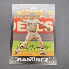 Topps 2007 Baseball Hanley Ramirez Rookie #467 Florida Marlins Trading Card. rookie card picture