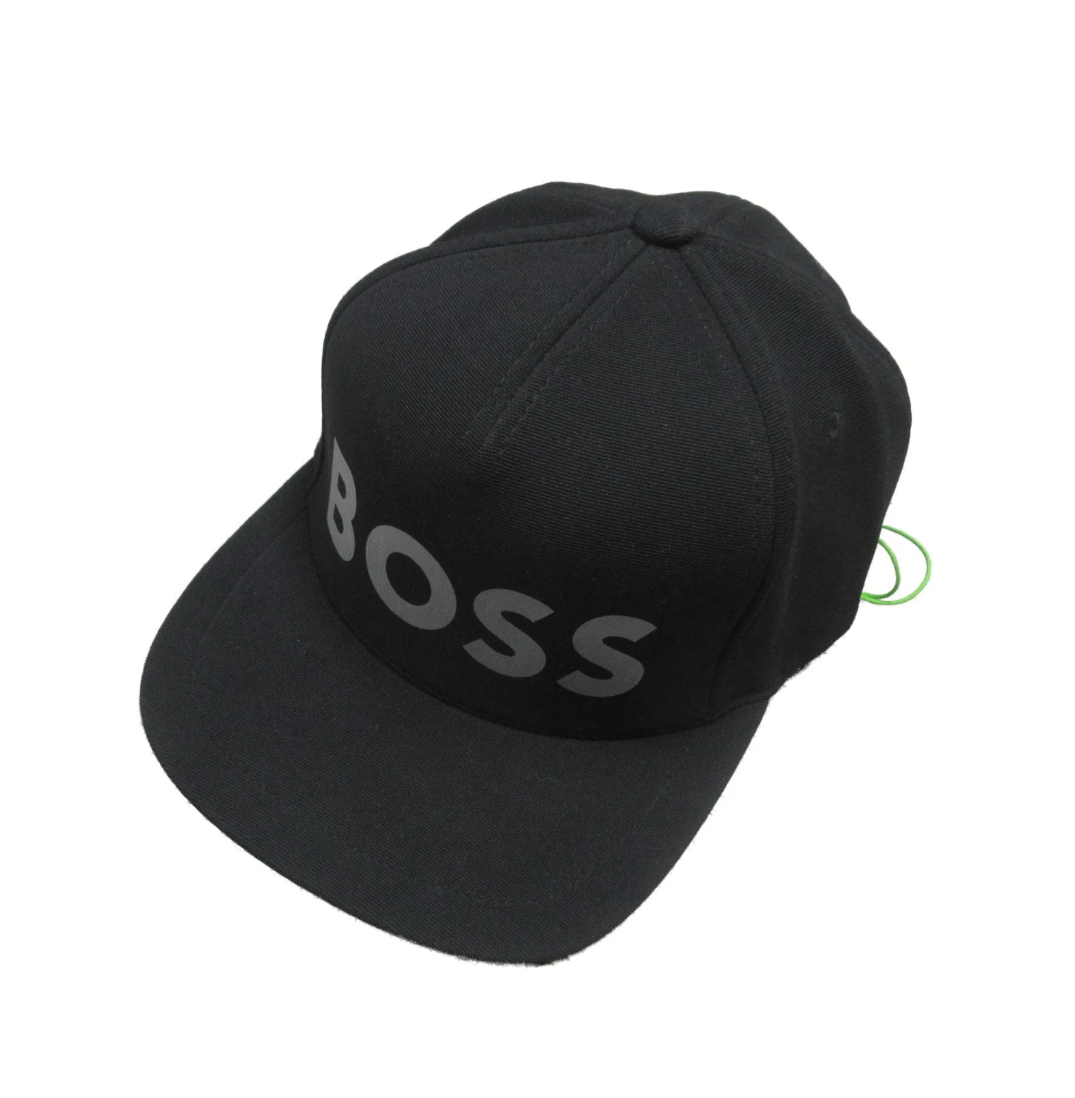 Boss Hugo Boss Men's Black Deep Cuts Logo Graphic Adjustable Hat