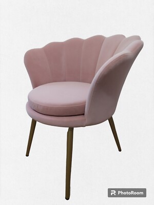 Sedia Poltrona Shabby Rosa Homcom Poltrona Poltrona A