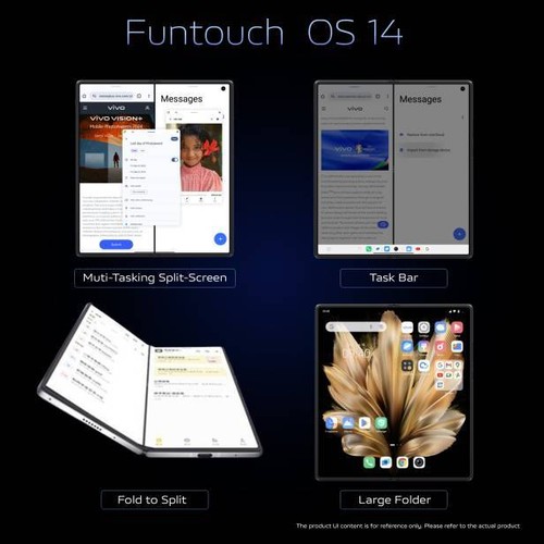 vivo X Fold 3 Pro 5G GLOBAL Funtouch OS-16GB RAM-Limited Edition Lunar White - 第 8/9 張圖片