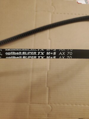 Optibelt SUPER TX M=S X10 Keilriemen – 597 Mm, Formgezahnt, Flankenoffen, Für Extreme Biegung