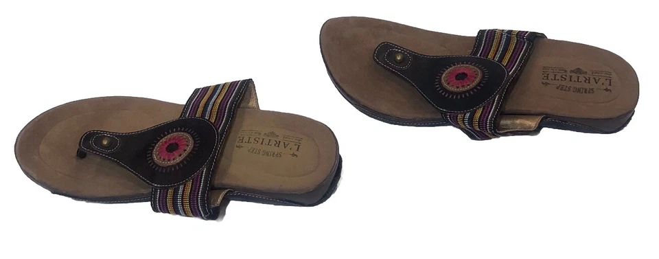 Spring Step Women’s Yasmin Sandals Sz 42 US 10.5-11 Shoes Boho L’artiste - Image 4 of 4