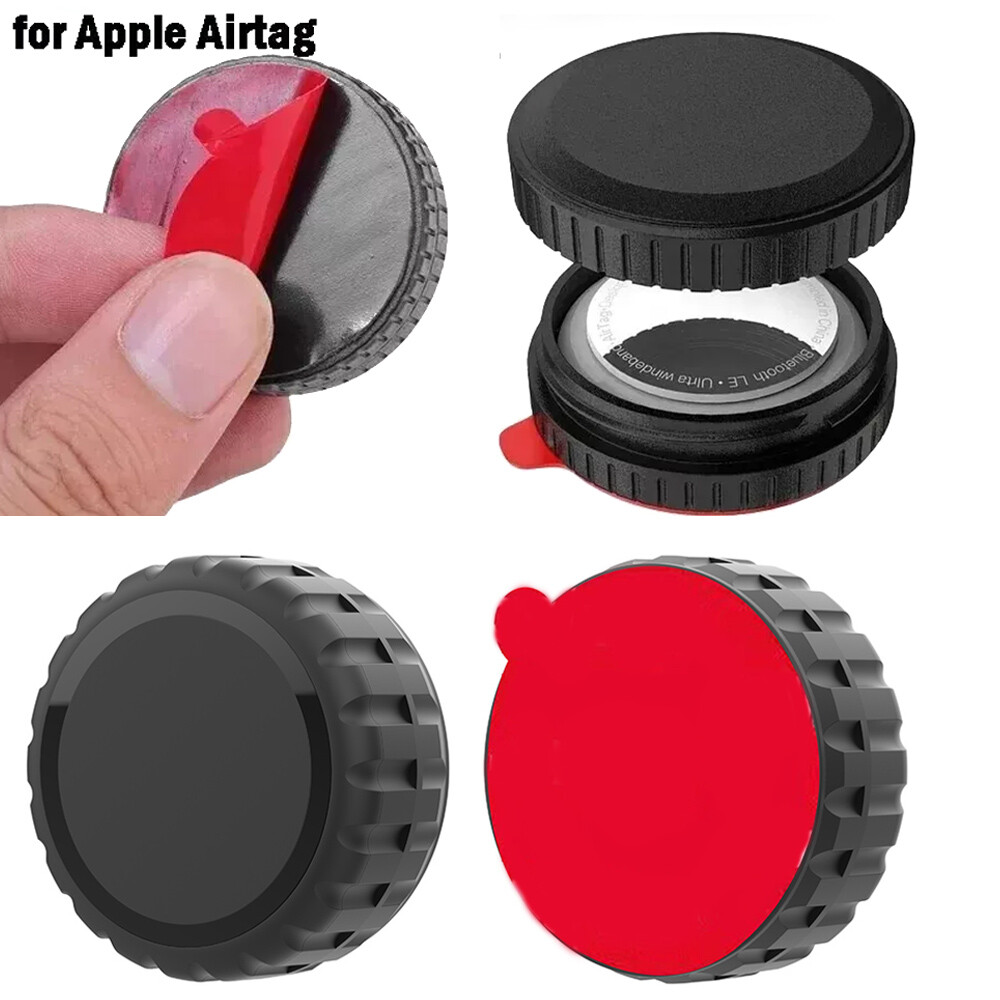 Waterproof Encased Airtag Case for Apple Airtag Keychains Holders Black Cover