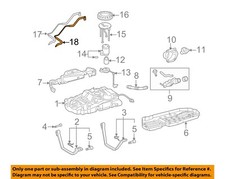 TOYOTA OEM 05-06 Tundra 4.7L-V8 Fuel System / Tank-Tube Pipe 772040C020