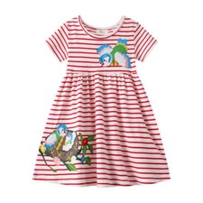 Children's Princess Print Cartoon Girls Dress