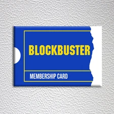 Blockbuster Video Membership Card (NEW High Quality FRIDGE MAGNET)