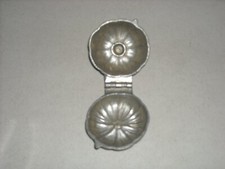 Antique Vintage Halloween Pumpkin #600 Pewter Candy Chocolate Ice Cream Mold 3