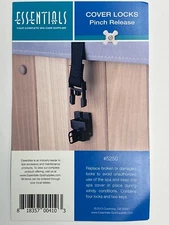 4 Hot Tub Spa Cover Strap Locks, Key Pinch Center Release - 4 locks and Keys NEW