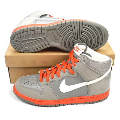 NWT Nike Dunk High Light Charcoal Orange Un Pigeon Staple 9 DS