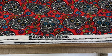Day of the Dead Fabric Folkloric Sugar Skull ...