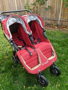 used city mini double stroller