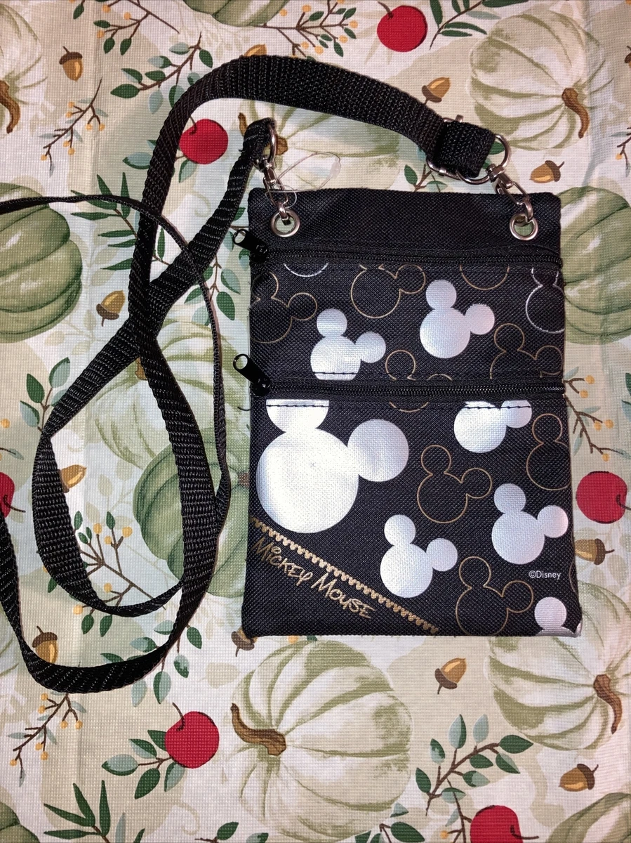 Disney Mickey Mouse Neck Pouch bag with clear phone pocket. -*Stocking-Stuffers!